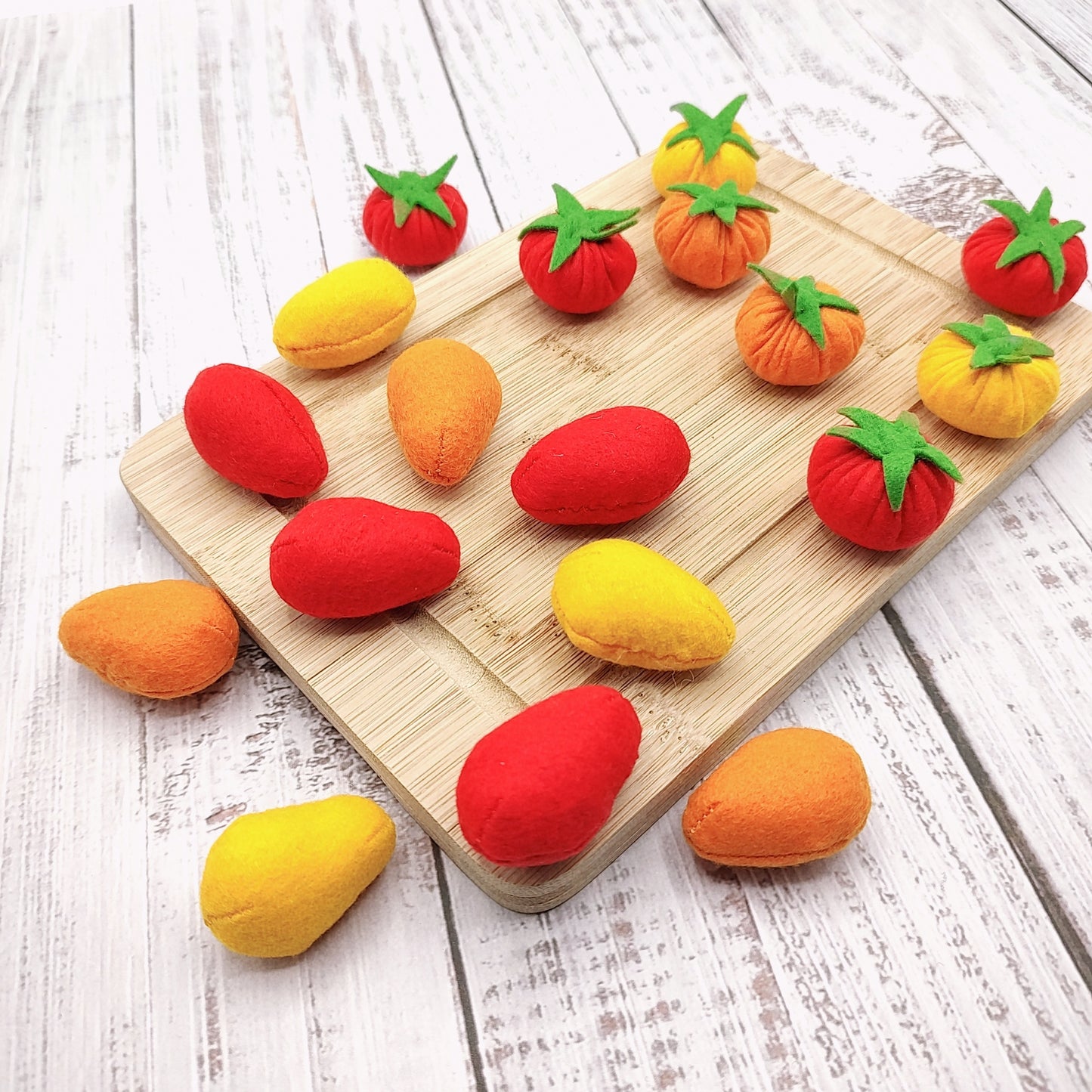 Tomatoes grape felt play food vegetable