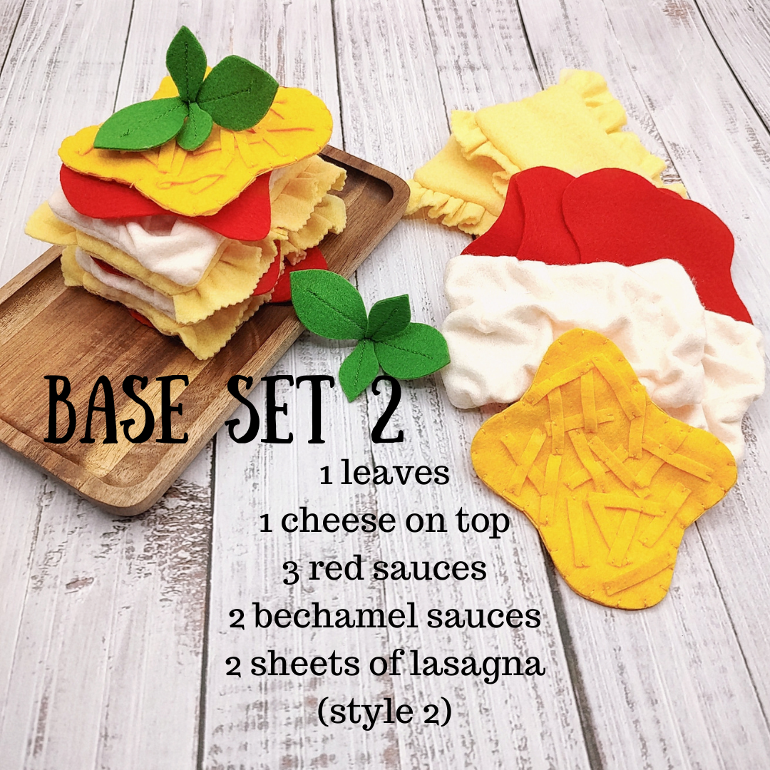 Lasagna felt, make your set