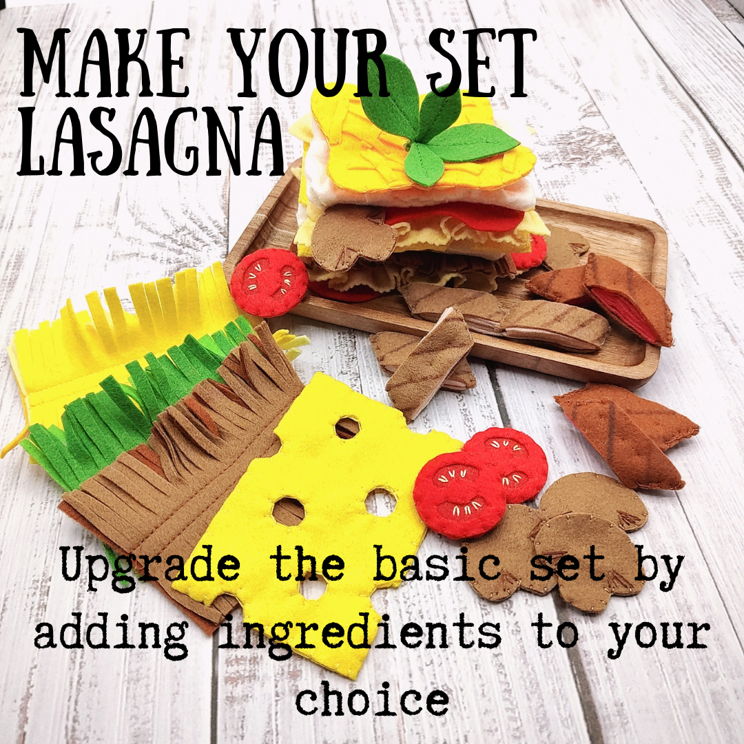 Lasagna felt, make your set