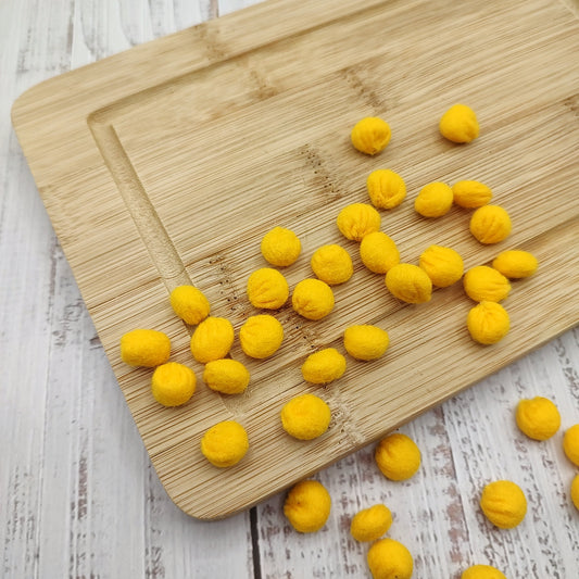 Felt corn kernels play food vegetable