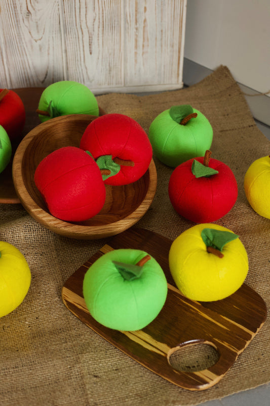 Apple felt fruit